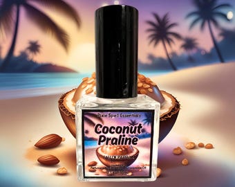 Fragancia de praliné de coco / Crema de coco, orquídea tropical, praliné tostado