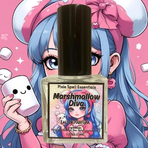 Marshmallow Diva Fragrance | A Sophisticated Marshmallow Scent, Sweet Cream Marshmallow, Clove Bud, Crisp Cedar, Crackling Embers, Madaga...