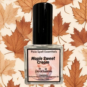 Maple Sweet Cream Fragrance. Maple Accord, Grated Ginger, Vanilla Bean, Brown Sugar, Sheer Musk, Gourmand and Sweet