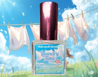 Laundry Time Fragrance | Fresh, Clean Scent | Crisp Linen Accord | White Orchid | Apple Blossom | Crisp Breeze Smell Of Laundry