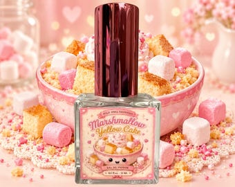 Marshmallow Yellow Cake Fragrance | Fluffy Vanilla Marshmallow, Rich Yellow Cake, Cake Batter, Smooth Vanilla Musk