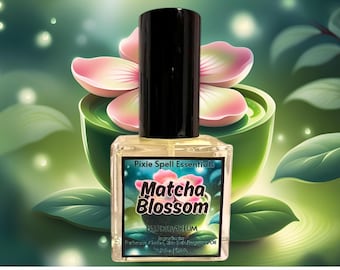 Matcha Blossom Fragrance. Floral, Green Tea, Matcha Tea, Orange Blossoms, Bergamot, Citrusy Notes.