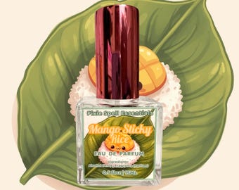 Mango Sticky Rice Fragrance | An Inspired Scent | Tropical Dessert Perfume | Sweet Creamy Fragrance | Ripe Mango | Perfume Oil | Parfum