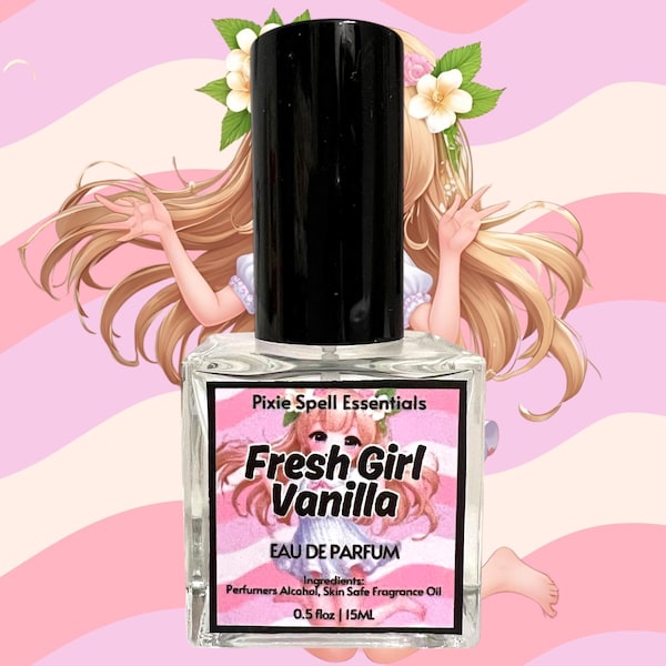 Fresh Girl Vanilla Perfume | Perfume Oil | Soapy Aldehydes, Vanilla Cream & Cashmere Woods