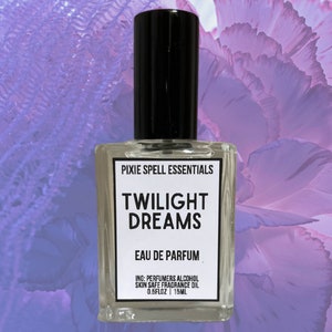 Twilight Dreams Fragrance. Lavender, Tonka, Ylang Ylang, Touch of Vanilla, Relaxing Fragrance. Eau de Parfum Spray, Perfume Oil.