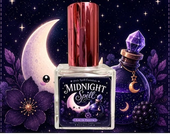 Midnight Spell | An Inspired Fragrance | Plum Nectar | Midnight Jasmine | Creamy Vanilla Orchid | Caramel Liqueur | Parfum | Perfume Oil