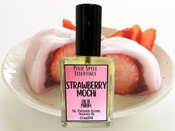 Buy Strawberry Mochi Fragrance. Gourmand Sweet Strawberry Scent