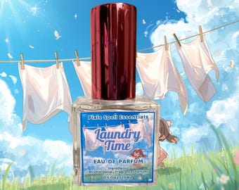 Laundry Time Fragrance | Fresh, Clean Scent | Crisp Linen Accord | White Orchid | Apple Blossom | Crisp Breeze Smell Of Laundry