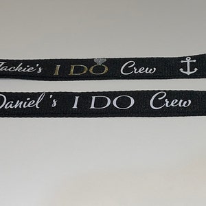 Personalized Wedding Party cruise lanyards,  lanyards, cruises, family reunions, school field trips, sports