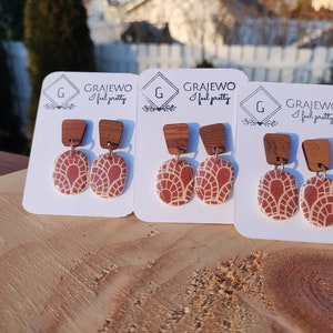 Polymer clay earrings