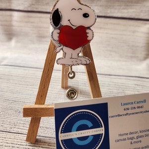 Snoopy Badge Reel 