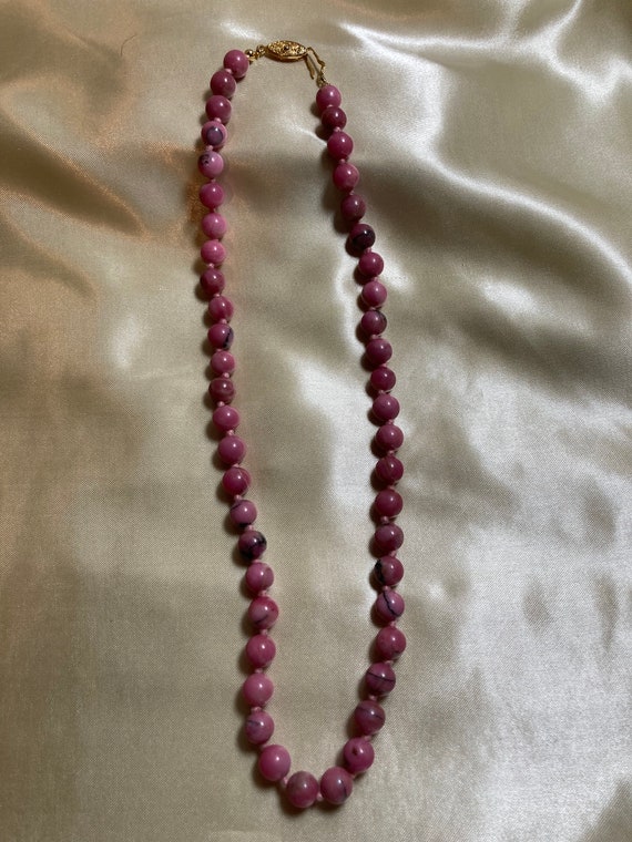 Pink Rhodonite Necklace - image 2