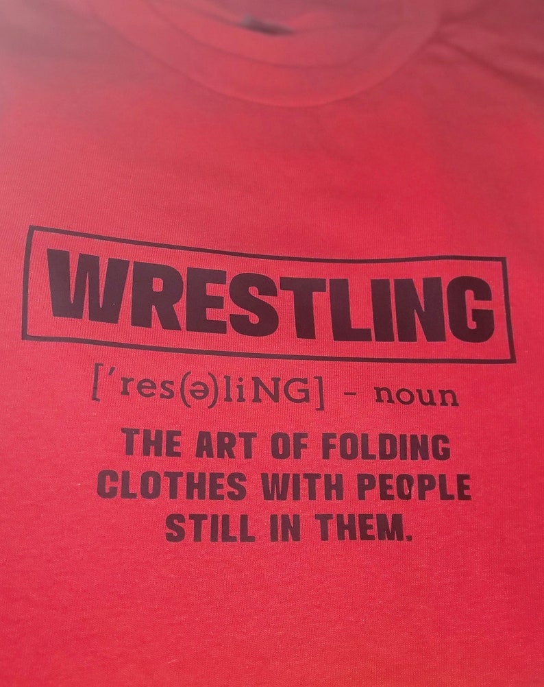 Wrestling Definition Shirt Etsy