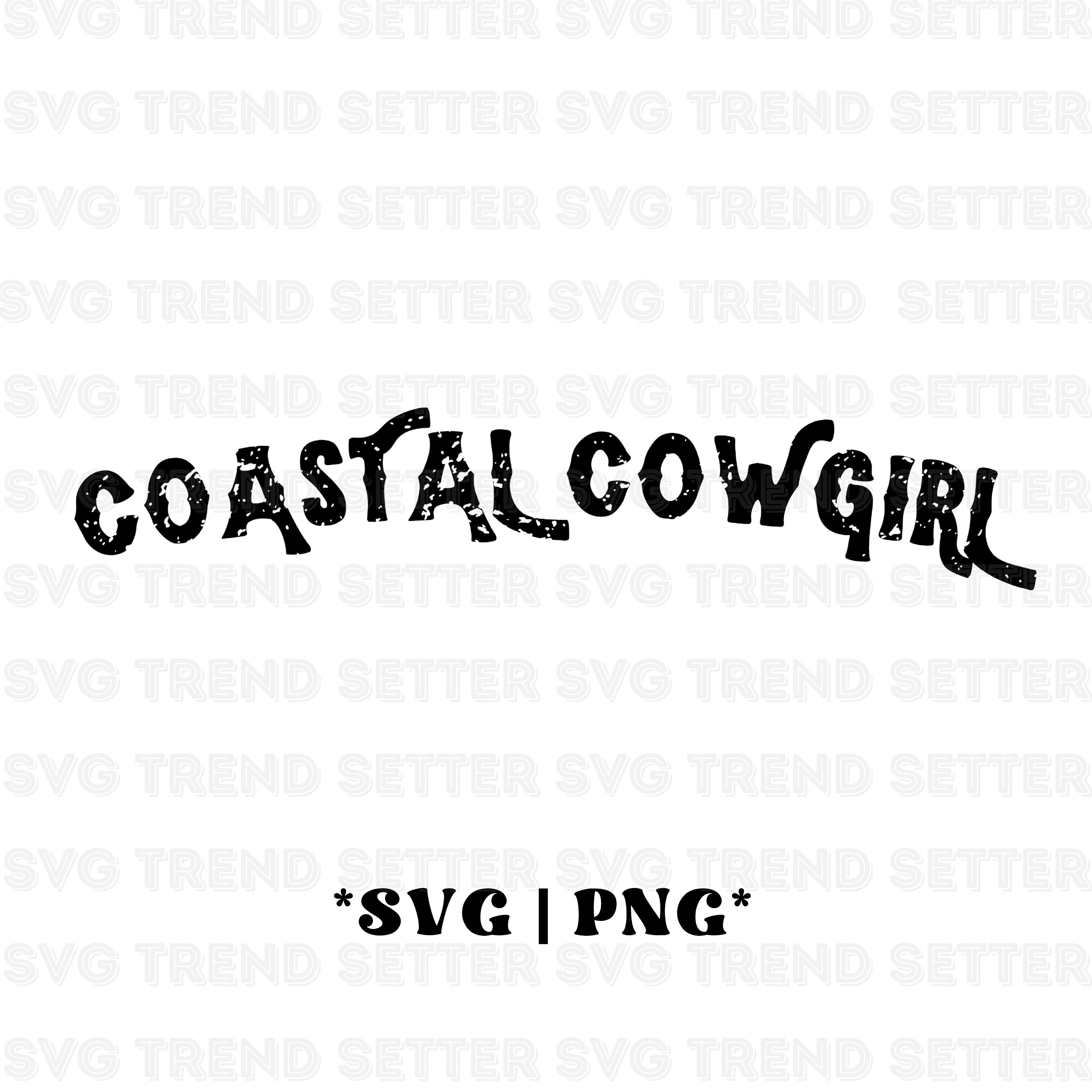 Coastal Cowgirl Svg Beachy Cowgirl Svg Retro Cowgirl Svg Etsy