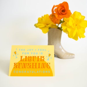 Felicitaciones - Liquid Sunshine Tarjetas de felicitación