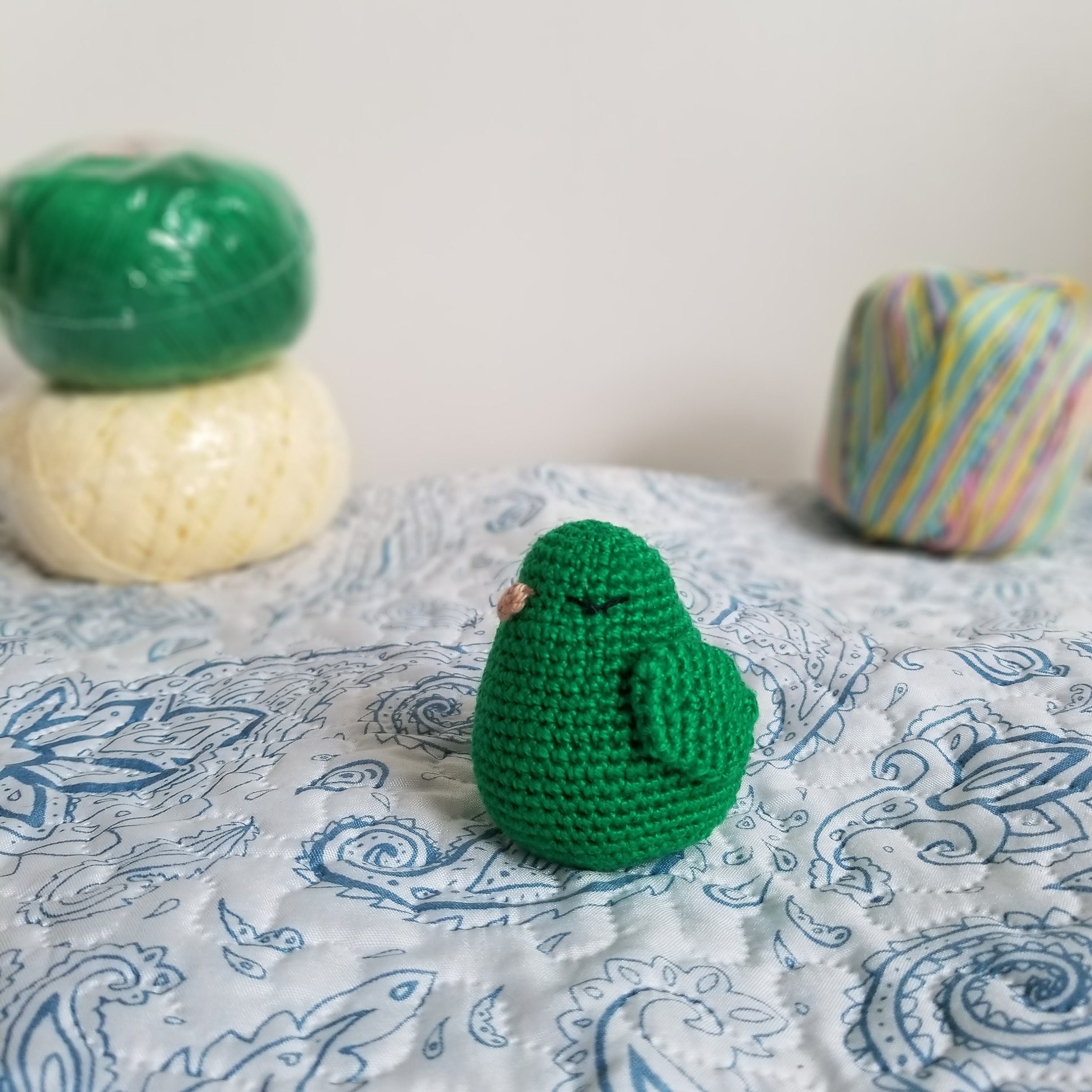 小さなかぎ針編みの鳥（あみぐるみ） - Etsy 日本