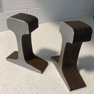 Railroad Track Bookends