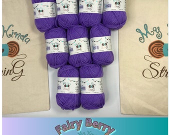 Fairy Berry Color My Kinda String Yarn