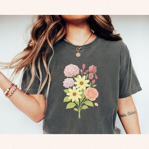 Liberal Leftist Feminist Activist, Flower Anti Trump Tee, Funny Anti Trump Shirt, Subtle Floral  FDT Shirt, Anti MAGA Shirts, Feminist Gift
