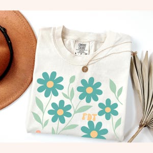 Subtle Floral  FDT Shirt, Feminist Gift, Flower Anti Trump Tee, Liberal Leftist Feminist Activist, Funny Anti Trump Shirt, Anti MAGA Shirts