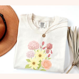 Liberal Leftist Feminist Activist, Flower Anti Trump Tee, Funny Anti Trump Shirt, Subtle Floral  FDT Shirt, Anti MAGA Shirts, Feminist Gift