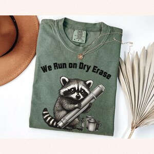 Funny Raccoon Teacher Shirt, Cute Teacher Tee, End of Year Gift, Summer Teacher Shirt, Vintage Teacher Shirt, Silly Goose Shirt
