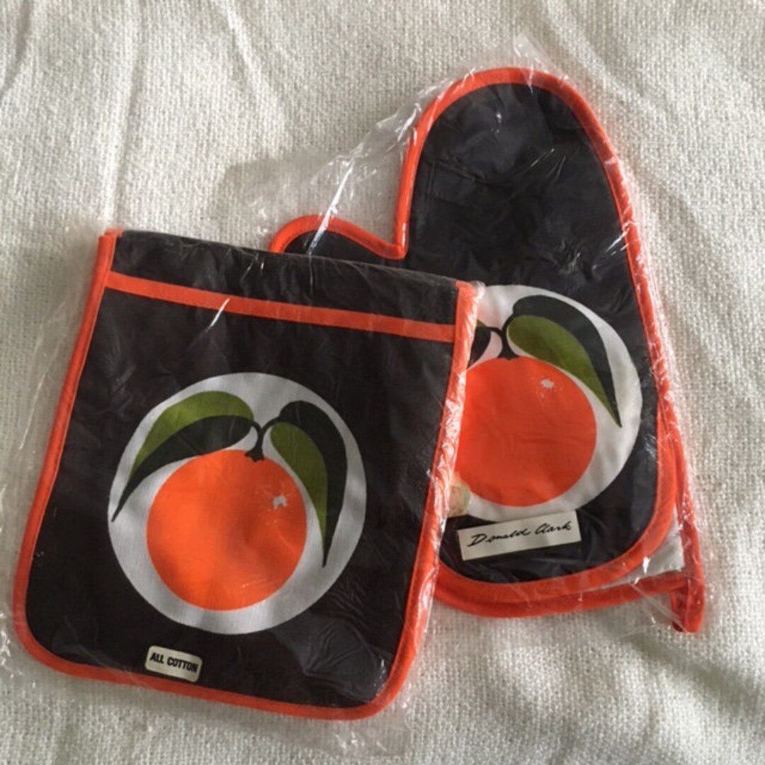 Vintage Oven Mitt & Glove From the 70s Etsy