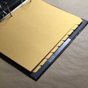 Schöne, atemberaubende, raffinierte Trennblätter-Sets (9 x 11 Zoll) im Letter-Format (9 x 11 Zoll) (9 Trennblätter pro Set) zur Auswahl. Ideal für einen Planner