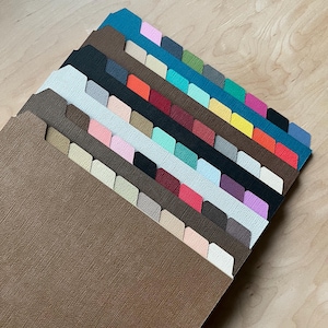 A5 Tabbed Planner Dividers | (9 Dividers in a Set) | Multiple Colors ...