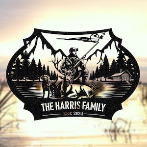 Personalized Metal Duck Hunting Sign: Custom Outdoor Decor