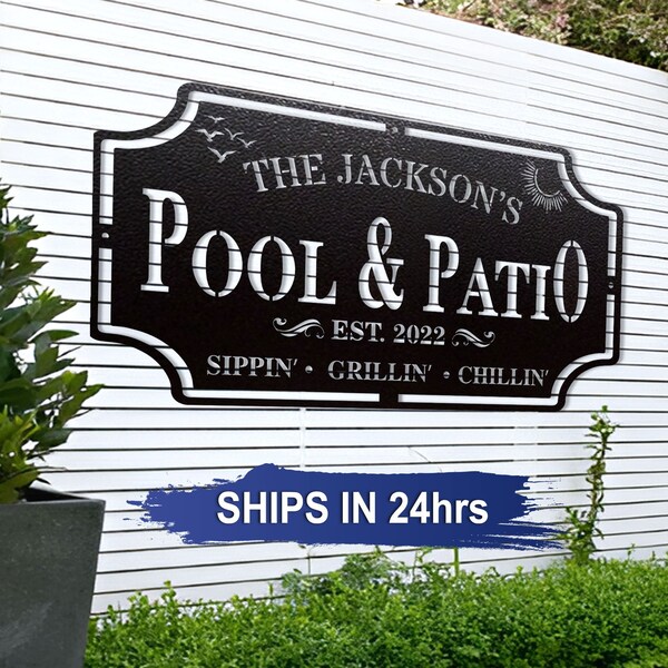 Swimming Pool Signs - Etsy