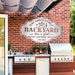 Backyard Bar & Grill Sign XXIV