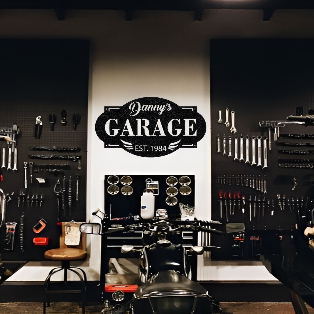 Personalized Metal Garage Sign Wall Art,garage Wall Decor,metal Wall ...