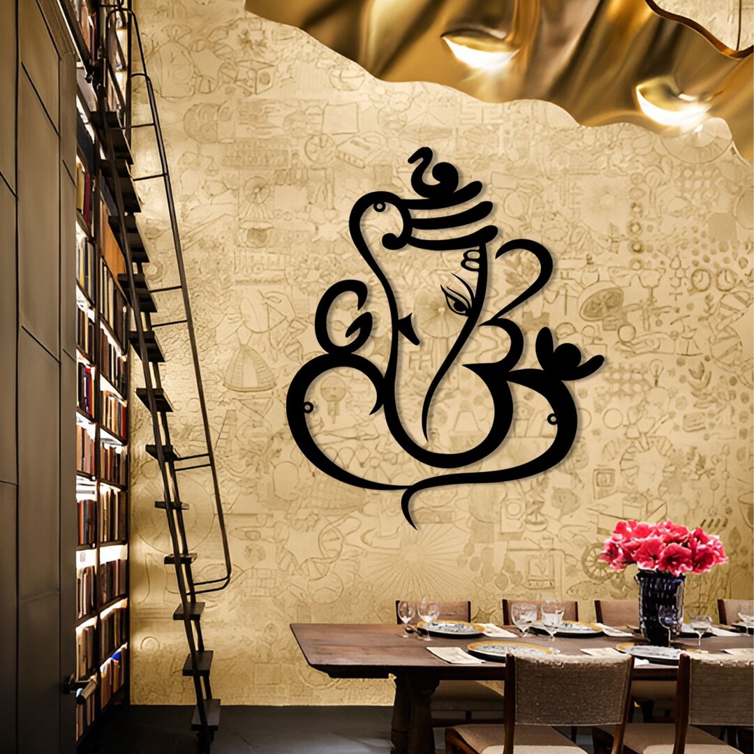 Ganesha Metal Wall Art and Decor,abstract,metal Wall Hanging Art,lord