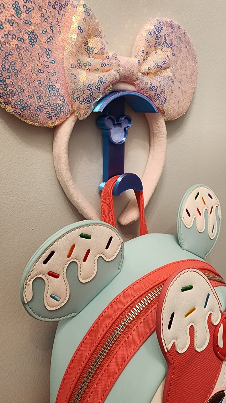 3d Printed Loungefly Backpack and Ears Holder Hook Hanger Etsy