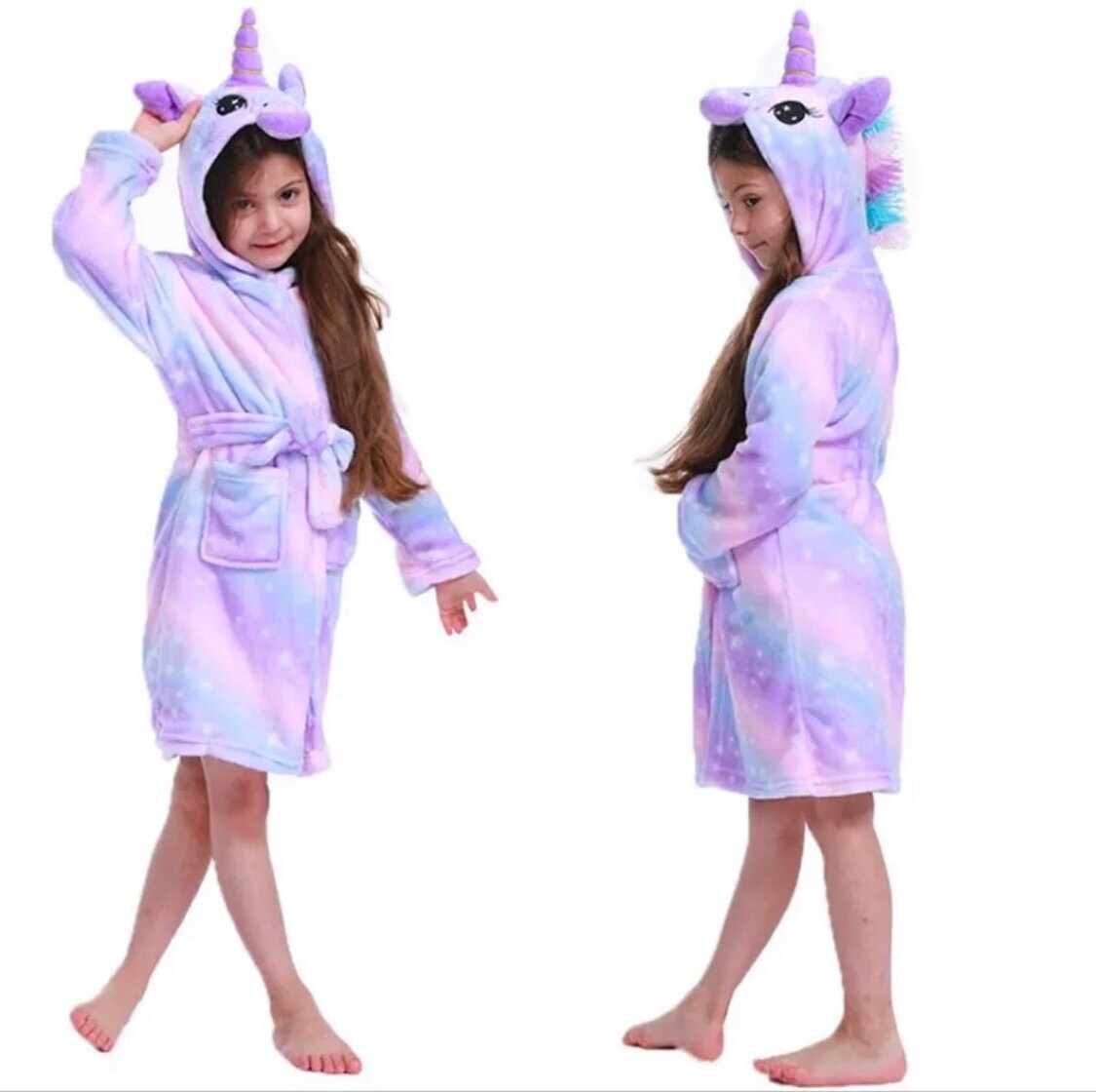 New Personalized Gifts Toddlers & Kids Hooded Unicorn Robe 2160 Snuggle-Fit Boy's Robe Monogrammed Color #4 Kleding Meisjeskleding Pyjamas & Badjassen Jurken Girl's Robe 2022 Trendy 
