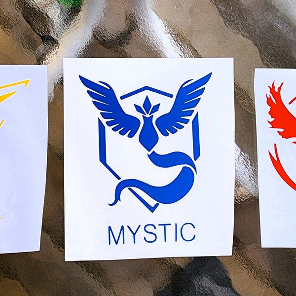 Pokemon - Pokemon Go - Pokemon Stickers - Team Valor - Team Mystic - Team Instinct