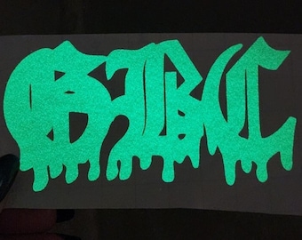 GBC Car Decal: GothBoiClique Glow In The Dark Sticker
