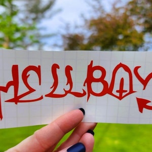 Lil Peep Hellboy Sticker - Lil Peep Sticker - Lil Peep Car Stickers - Hellboy Car Sticker - Lil Peep Decal