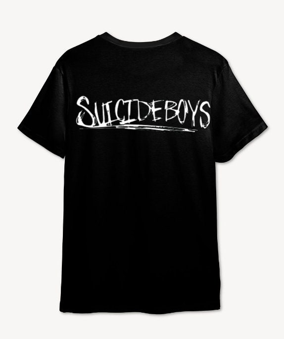 $uicideboy$ ツアーTシャツ G59 Recordsスーサイドボーイズ Grey Five Nine Headlines $uicideboy$ Tee Shirt - Black Small