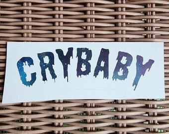 Pegatina de Lil Peep Crybaby: Calcomanía de vinilo para coche Galaxy