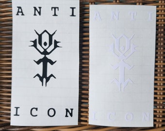 Ghostemane ANTI ICON Car Decal - Waterproof Vinyl Sticker