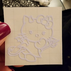 Hello Kitty Decal - Hello Kitty Devil - Sanrio Car Decals - Demon Hello Kitty - Hello Kitty Car Decal - Hello Kitty Car Decorations