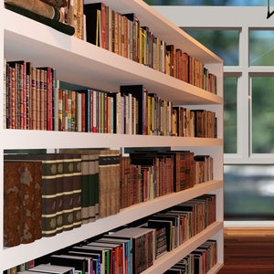 Zoom Virtual Background - Zoom Backgrounds - Home Office Background Zoom - Office Digital Background - Zoom Background Bookshelf - Bookcase