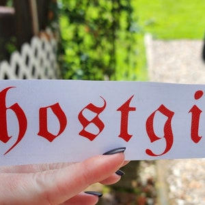 Lil Peep Ghost Girl Decal Lil Peep Sticker Lil Peep Car Decal