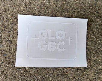GothBoiClique GBC Car Decal - White Vinyl Sticker