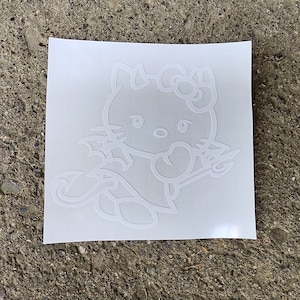 Hello Kitty Decal - Hello Kitty Devil - Car Decals - Demon Hello Kitty - Hello Kitty Car Decal - Hello Kitty Car Decorations