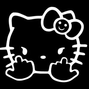 hello kitty car decal - hello kitty car - hello kitty car accessories - hello kitty decal - hello kitty stickers - hello kitty car sticker