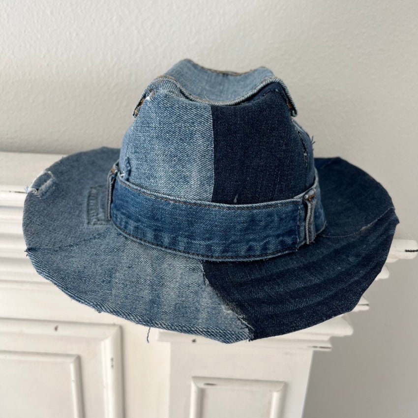 Denim Jean Cowboy Hat, Justin Timberlake Inspired Etsy UK