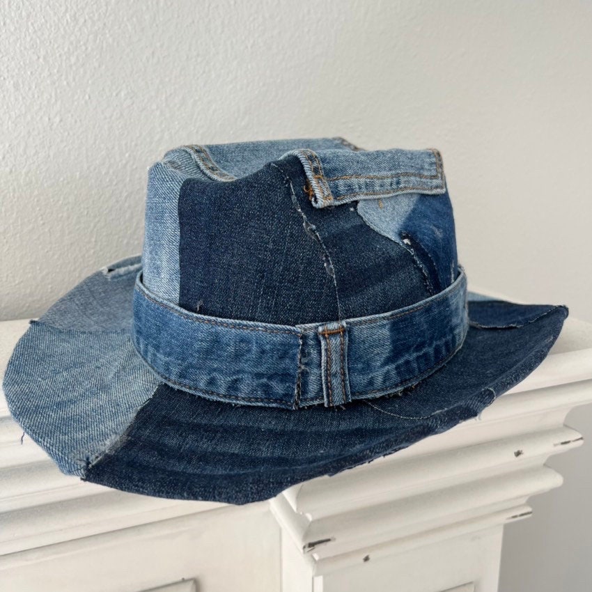 Denim Jean Cowboy Hat Justin Timberlake Inspired Etsy UK